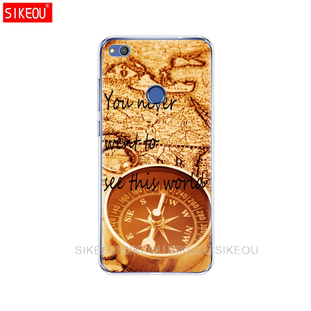 Силиконовый чехол для телефона Huawei P20 P7 P8 P9 P10 Lite Plus Pro 2017 P Smart Map дорожные