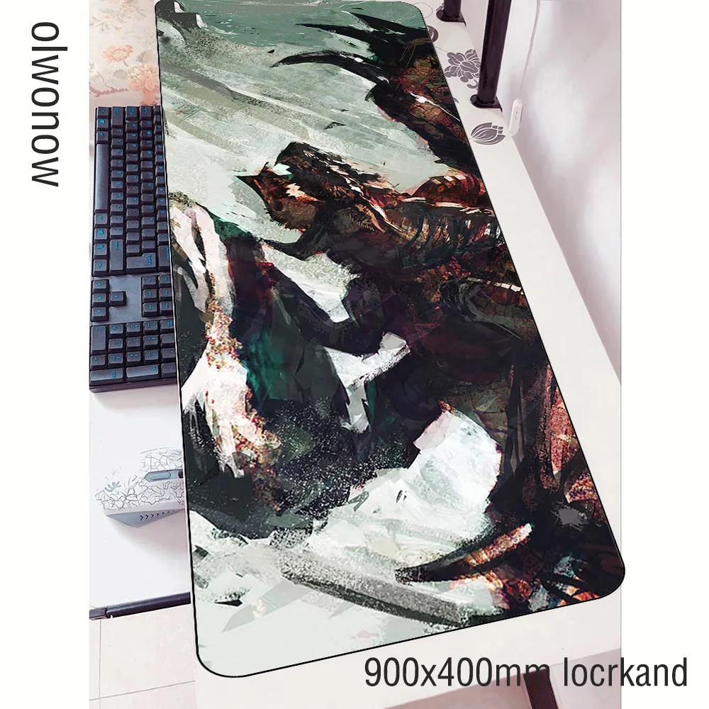 Коврик для мыши monster hunter 90x40 см подставка под ноутбук|Коврики мышей| |