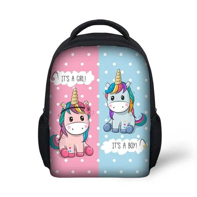 Зеленый FORUDESIGNS/детский сад, лошадь, школьные сумки для девочек, школьный рюкзак для малышей, сумка для книг, рюкзак, набор мини, 12 дюймов, Mochila Escolar - Цвет: Зеленый