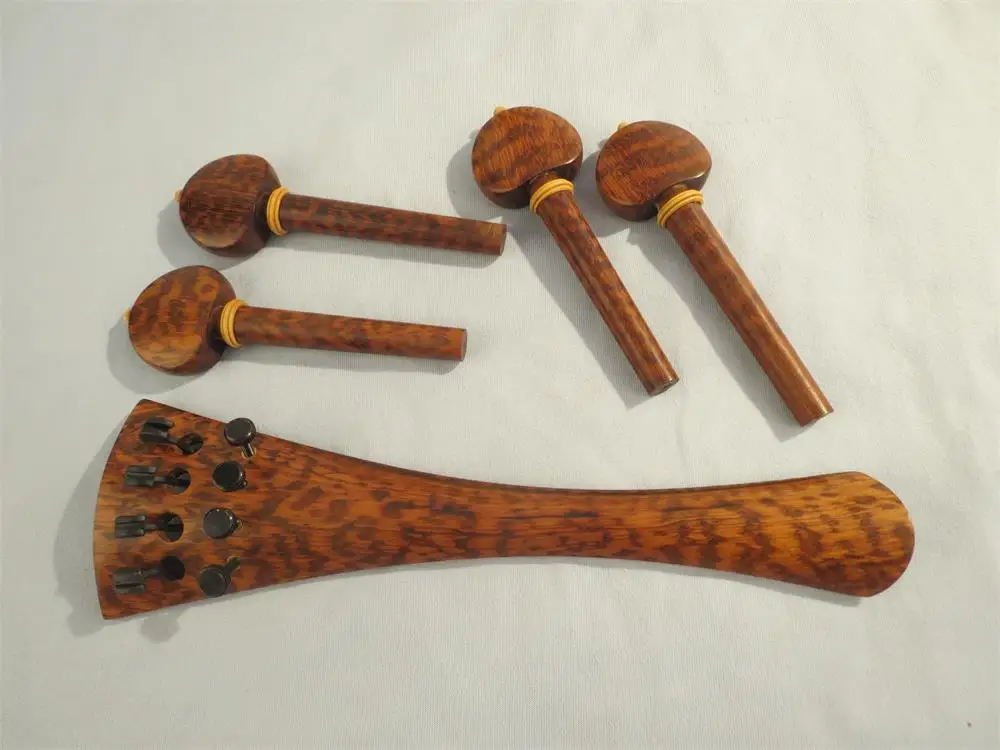 

1set grade cello parts snakewood (tailpiece,pegs ) #6455