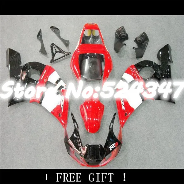 

Комплект обтекателей под давлением для 1998 - 2002 YZF R6, пластиковые детали красного и белого цвета 1999, 2000, 2001, 98, 99, 00, 01 02, комплекты обтекателей