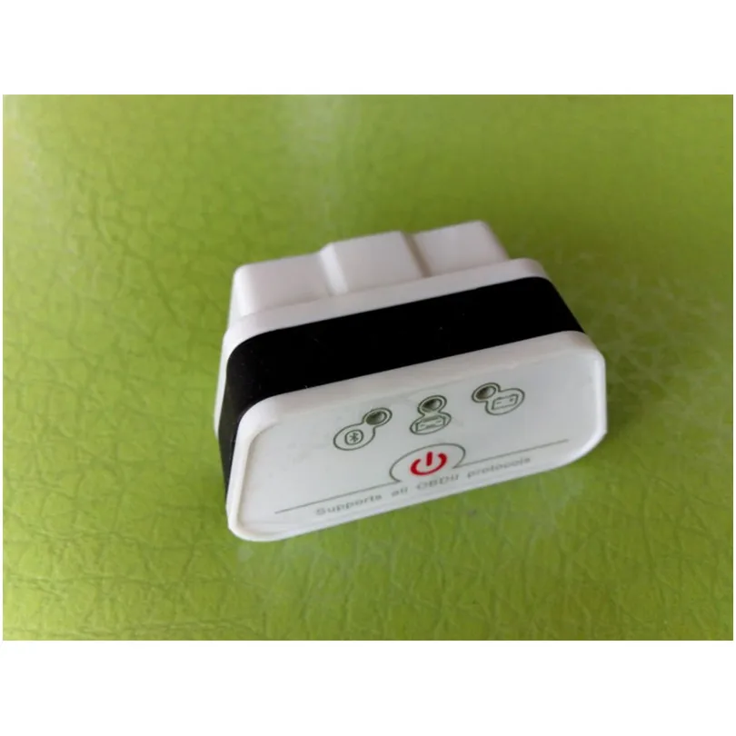 ELM327 OBD2 Bluetooth Vgate iCar2 Bluetooth уровень OBD2 разъем OBD 2 диагностический инструмент Поддержка Android - Цвет: white black