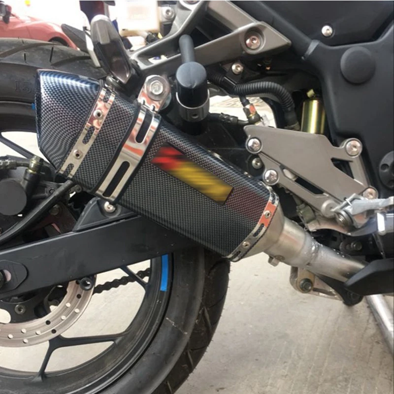 MT 07 Z750 универсальный мотоцикл выхлопной модифицированный Глушитель Трубы грязи