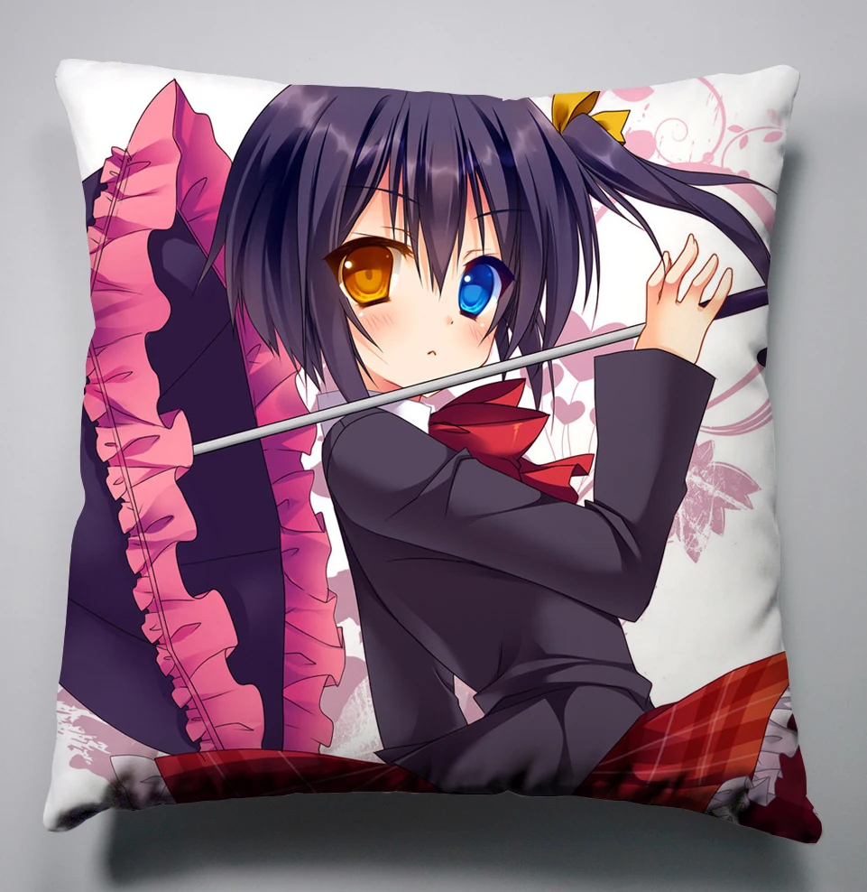 Аниме Манга Chuunibyou Demo Koi Ga Shitai 40x40 см наволочка для подушки чехол сиденья