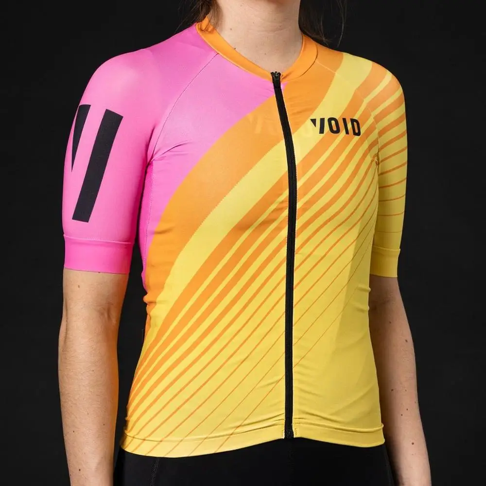 Pro Team VOID Летняя женская велосипедная майка с коротким рукавом быстросохнущие MTB