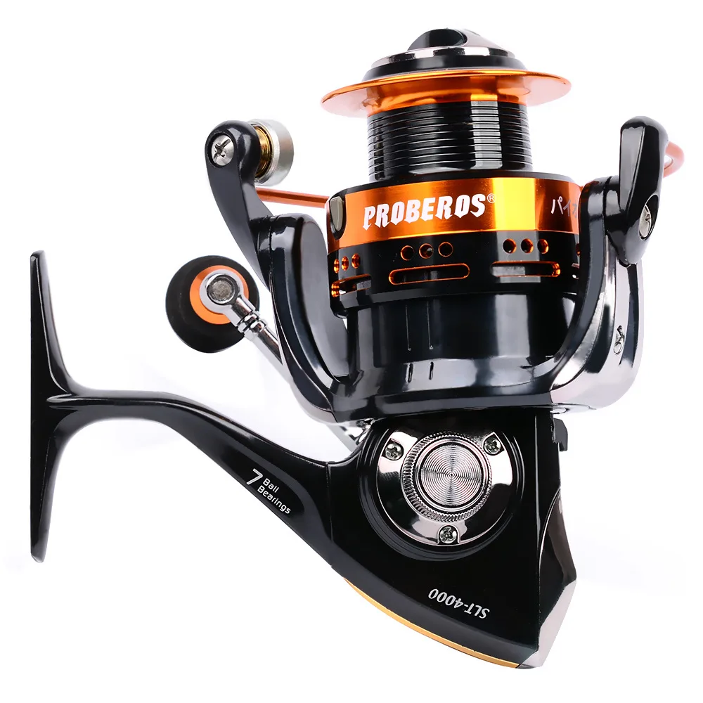 Цельнометаллическое рыболовное колесо 7 осевое спиннинговое sanda дорожное