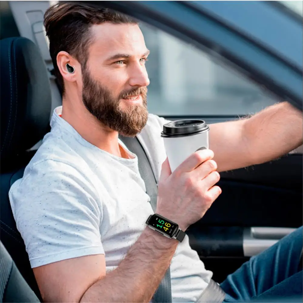 Умные часы с Bluetooth 5 0 наушники напоминанием о звонках пульсометром тонометром