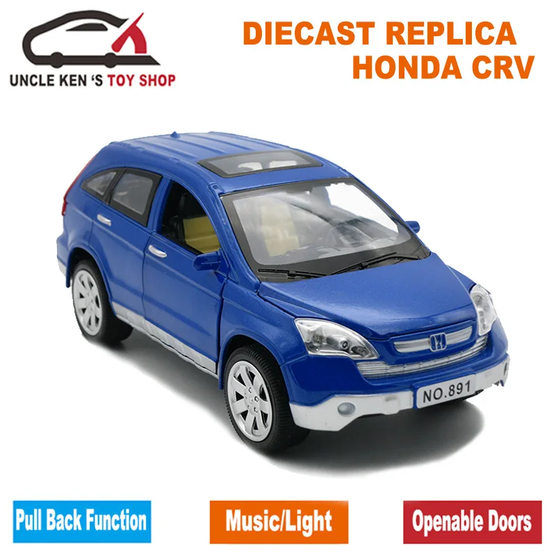 Модель литая автомобиля HONDA CRV масштаб 1/24 длина 20 см игрушки для мальчиков/детей с