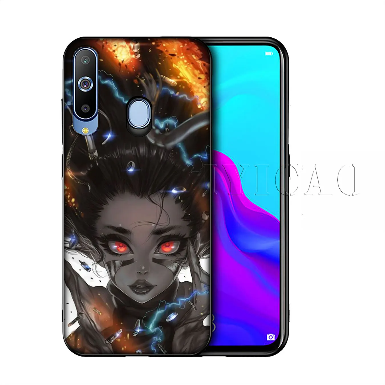 Iyicao Alita битва Ангел Силиконовый мягкий чехол для samsung Galaxy A10 A30 A40 A50 A70 M10 M20 M30 крышка