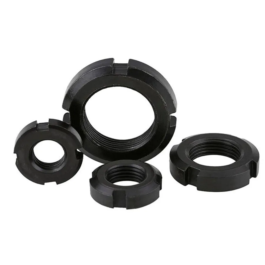 Круглые гайки GB812 1/2/3 шт 4-слотовые M10 M12 M14 M16 M18 M20 M22 M24 M25 M27 M30 M33 M35 M36 M39 M40 M42 |