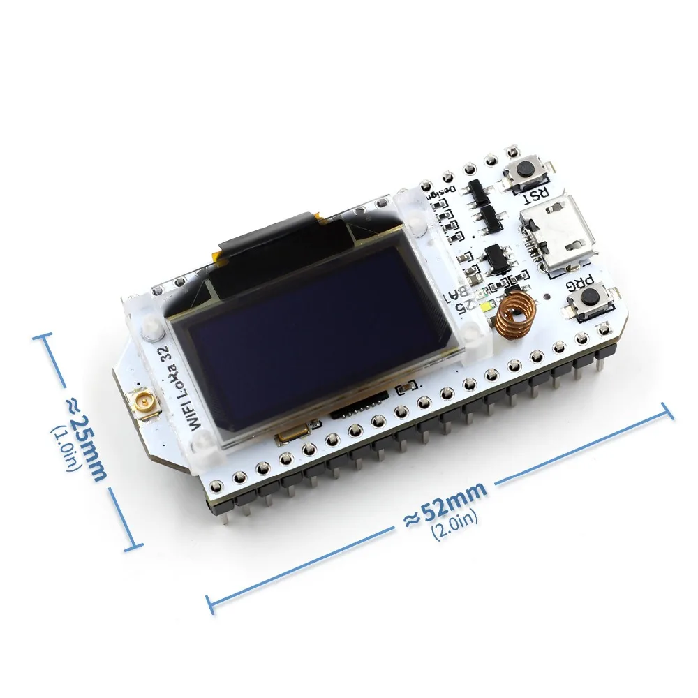 868MHz-915MHz SX1276 ESP32 LoRa 0.96 Inch Blue OLED Display Bluetooth WIFI Lora Kit 32 Module IOT Development Board | Электронные