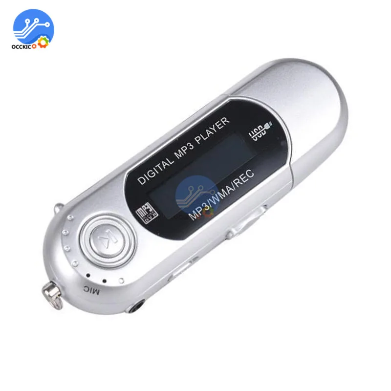 USB mp3 плеер цифровой ЖК дисплей поддержка TF карты 32 ГБ FM радио музыка Hi Fi MP3