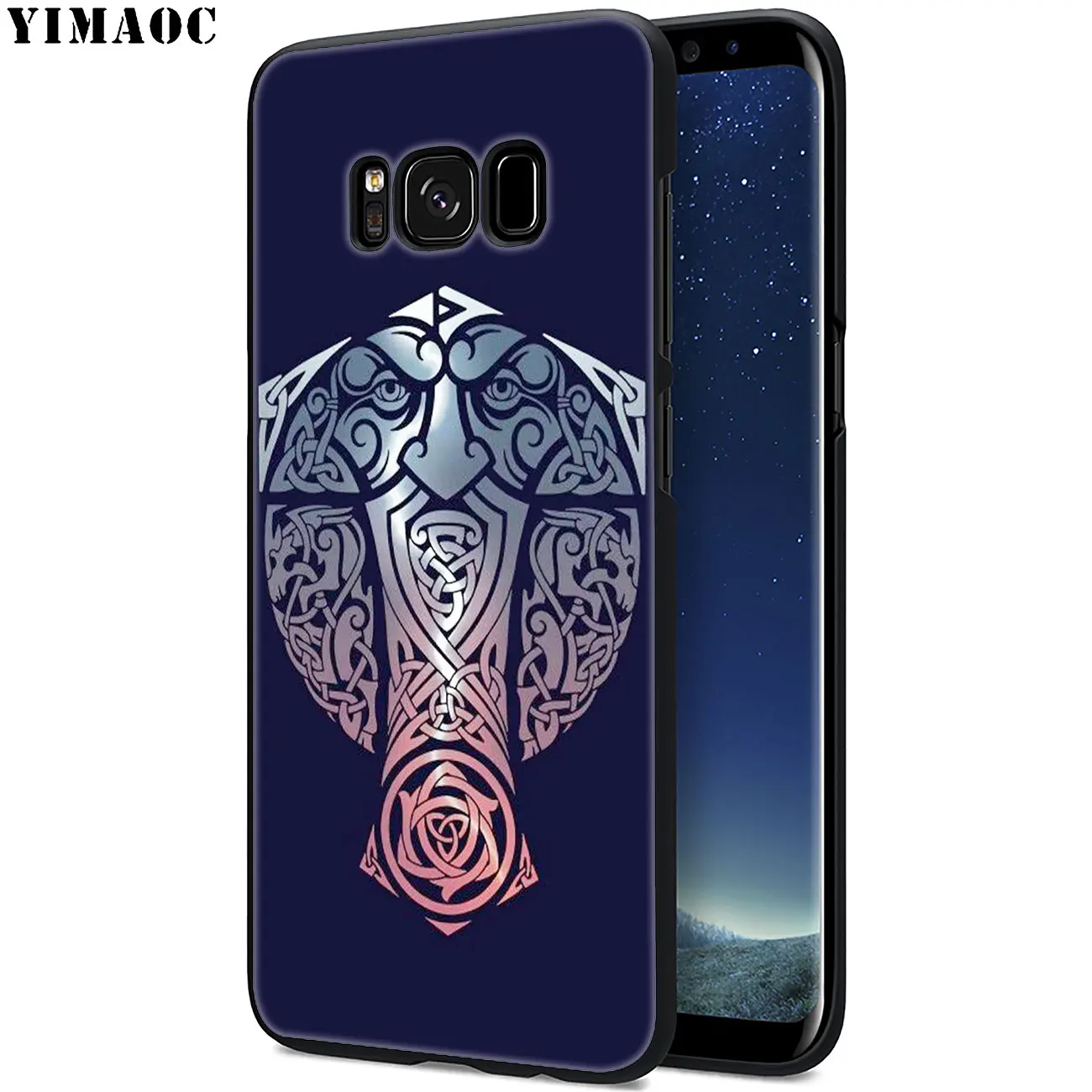 Модный мягкий силиконовый чехол YIMAOC серии vikings 4 для Samsung Galaxy S20 Ultra S10 Lite S9 S8 Plus S7 Edge
