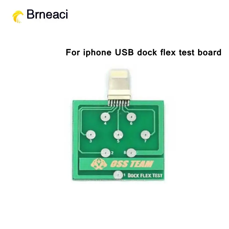 Brneaci для iphone8 7 6 6S lightning USB док станция flex тестовая плата проверить сопротивление