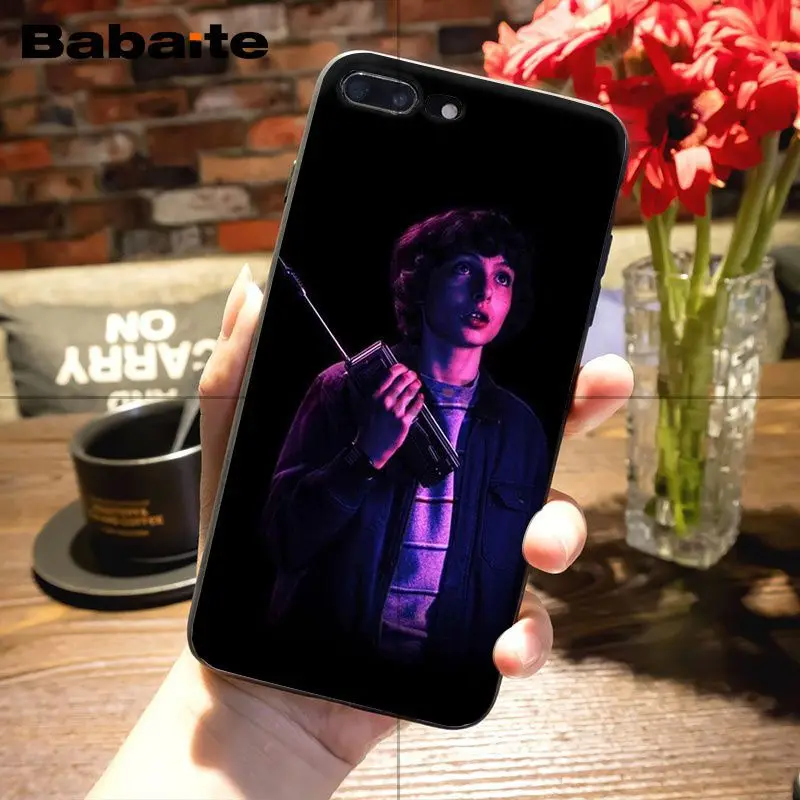 A15 Babaite Finn Wolfhard Stranger Things TPU черный чехол для телефона для Apple iPhone 8 7 6 6S Plus X XS MAX 5 5S SE XR 11 11pro 11promax - Цвет: A15