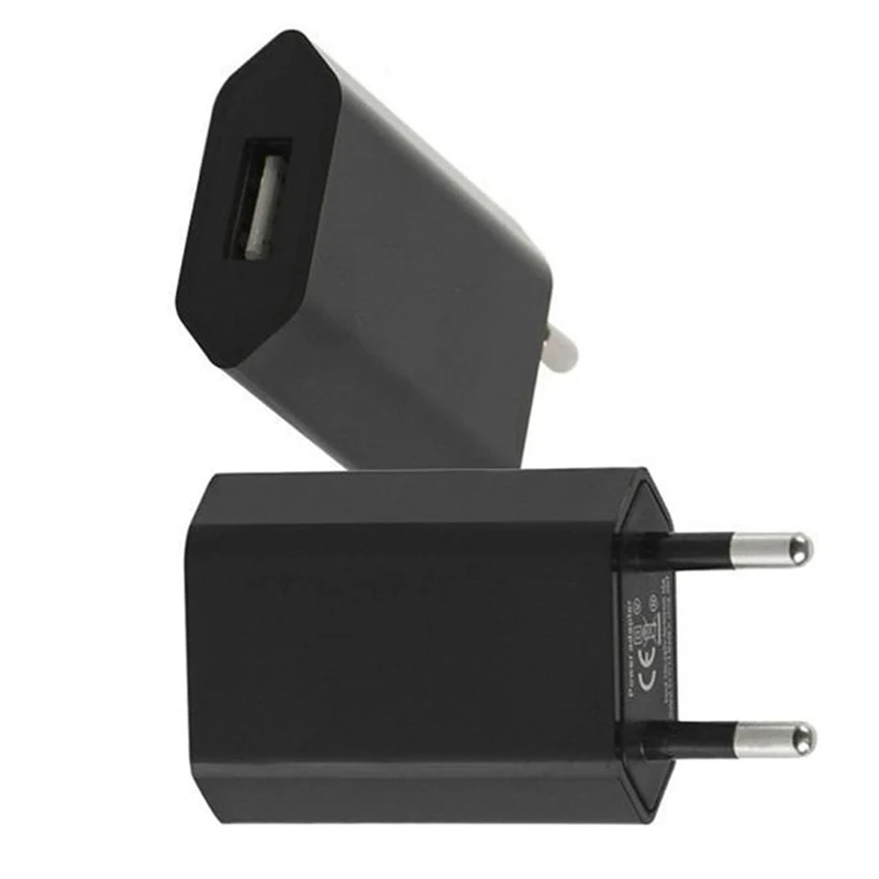 1 шт. европейская вилка европейского стандарта USB AC дорожное настенное зарядное