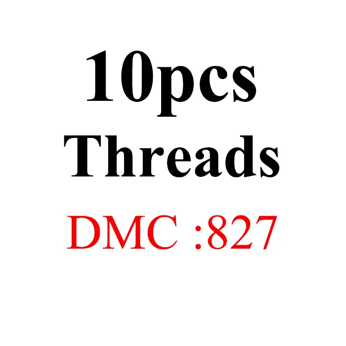 Golden Panno DIY DMC 819-892 вышивка нитью нитки 10 шт./лот 1,2 м Набор для вышивки крестом наборы для вышивки крестом 11,12 - Цвет: 1.2m10pcs-DMC827