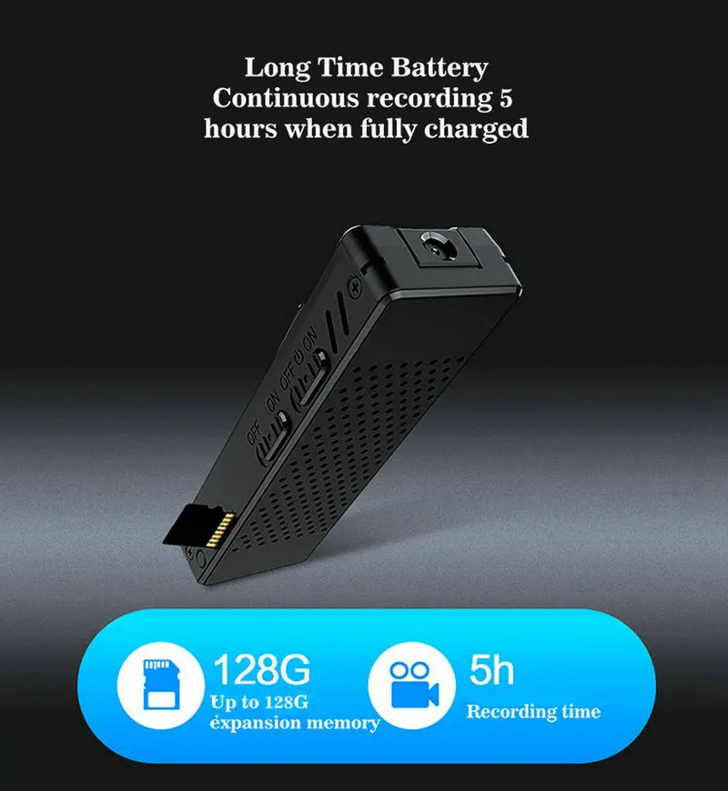 Мини камера A12 HD1080P wifi для тела s запись ночного видения P2P Обнаружение движения DVR