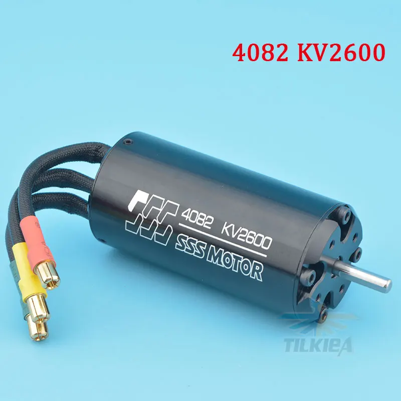 4082 2600KV Высокоскоростной/Мощный SSS 4082 бесщеточный мотор 600KV 1600KV 2000KV 2200KV 2600KV мотор 4 полюса для RC морской лодки Cat/O лодки - Цвет: 4082 2600KV