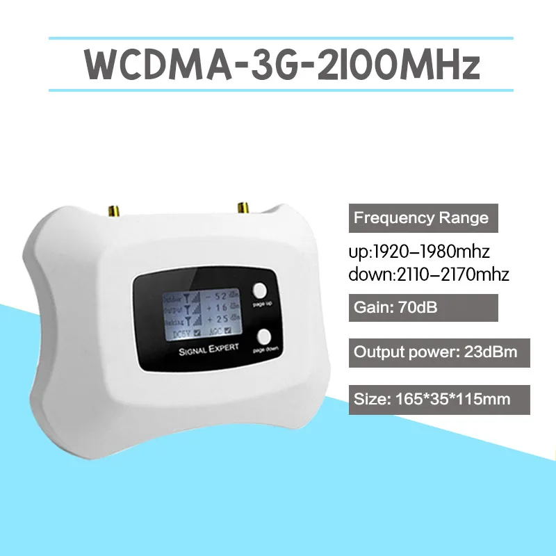 Repeatnet 3g ретранслятор усилитель WCDMA 2100 мГц сигнала LTE Band 1 с ЖК дисплеем мобильный