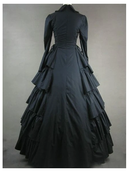 

Black Classic Gothic Victorian Dress