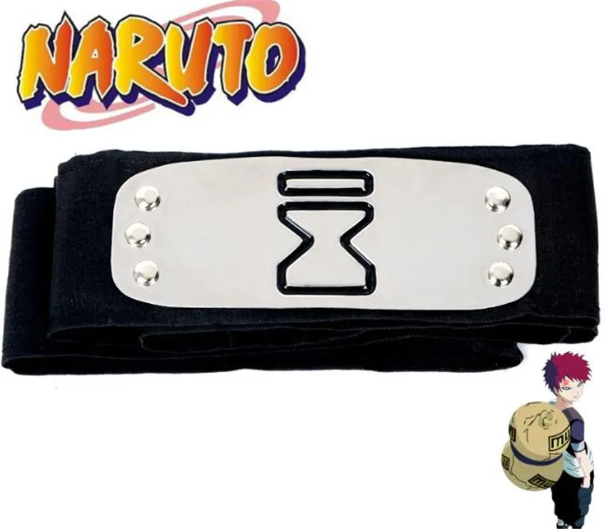 Наруто унисекс Саске Сакура Pein Killer Bee Gaara Momochi Zabuza Kimimaro Ohnoki Косплей ниндзя повязка на голову A631