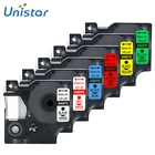 Unistar, 6 шт., совместимых с фотографиями, 12 мм, 45013, 45015, 45016, 45017, 45018, комбинированный набор этикеток, ленты для фотографий