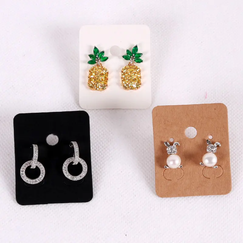 100 шт. 3 8*4 8 см ярлык для сережек гвоздиков|jewelry display|display earringsjewelry display earring |