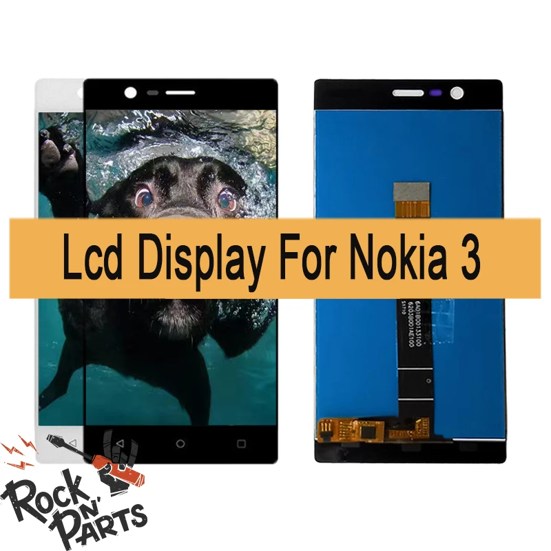 ЖК дисплей для Nokia 3 Дисплей Сенсорный экран Ассамблеи Замена с рамкой TA