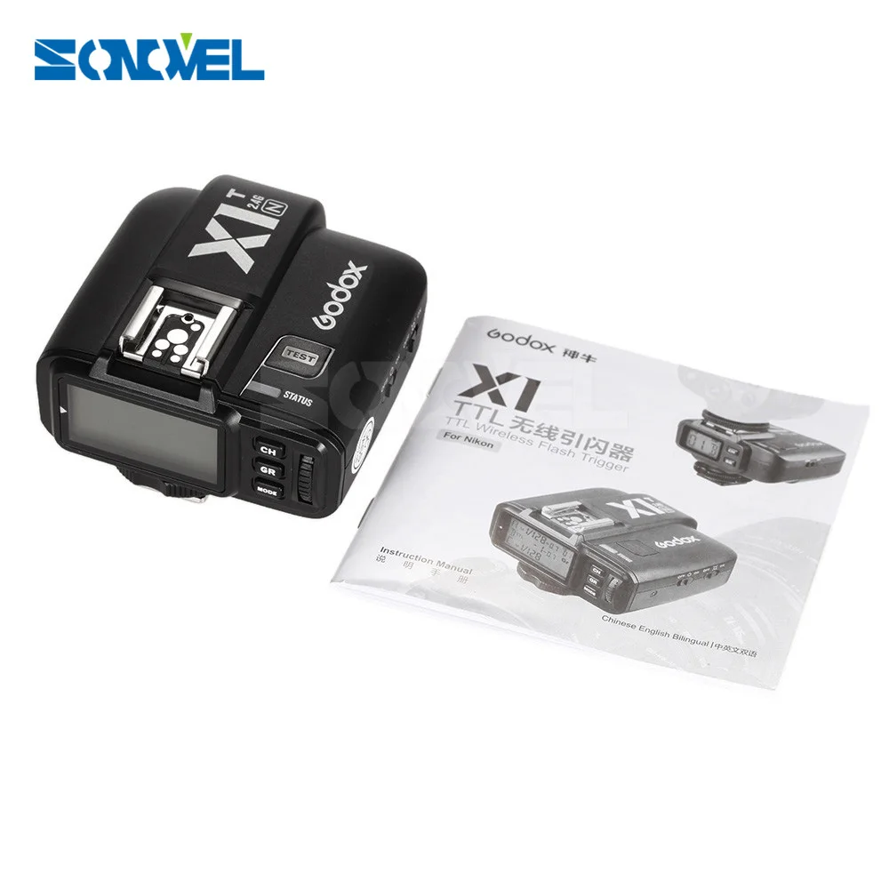 Беспроводной триггер Godox X1T N TTL 2 4G для Nikon + приемник вспышки V850 V860C V860IIC V860N XTR 16S V850II