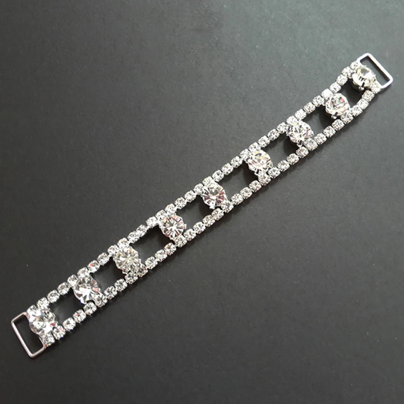 Новинка 4 шт. стразы с кристаллами металлическая цепь пряжкой для плавания