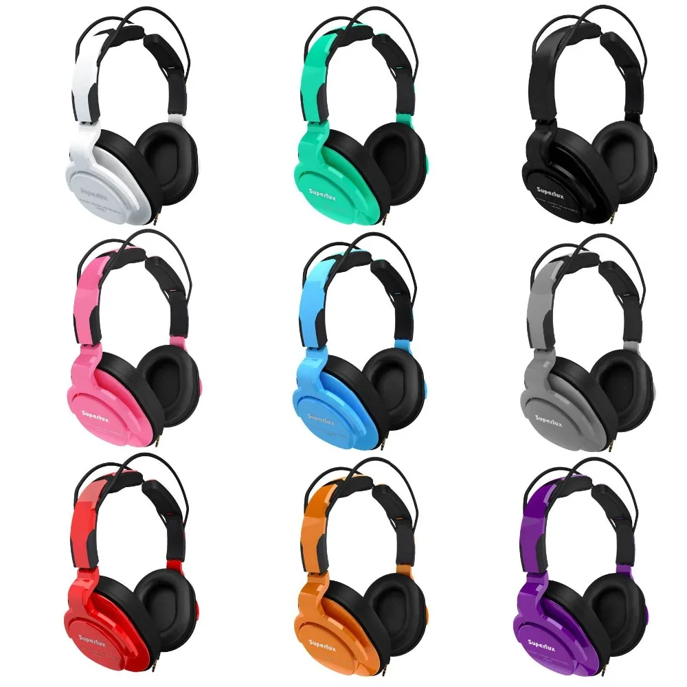 10 цветов на выбор Superlux HD661 Стерео Профессиональный аудиомониторинг наушники и