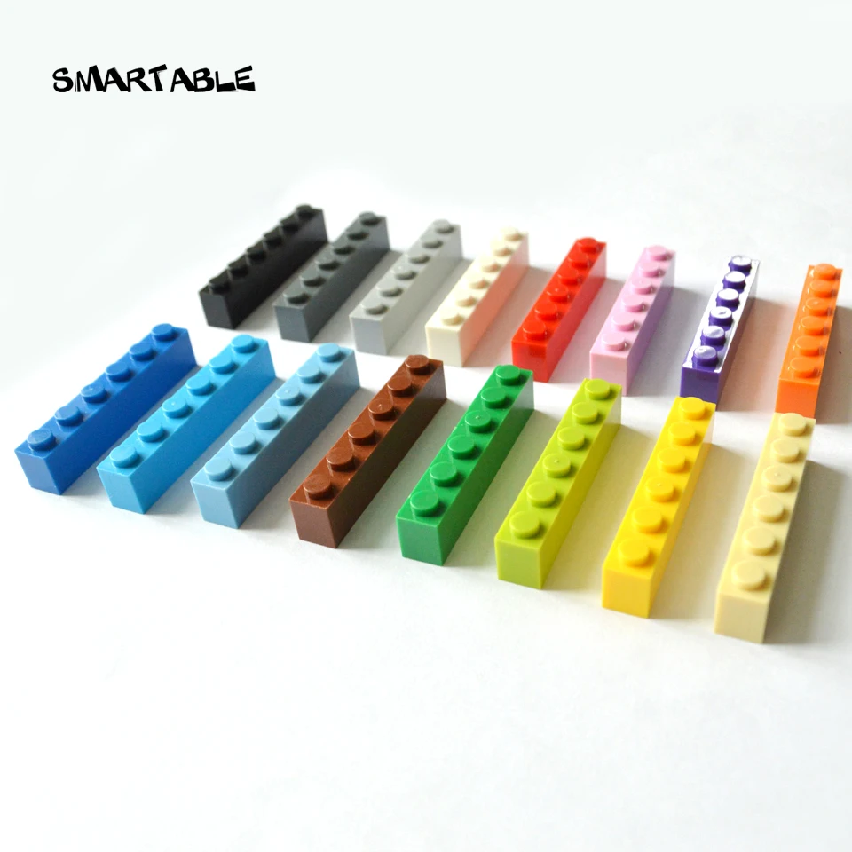 Конструктор Smartable 1X6 детали для сборки логотип сделай сам игрушки обучения