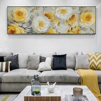 abstract flowers oil painting print on canvas wall posters and prints home decorative flowers wall pictures for bed room cuadros
