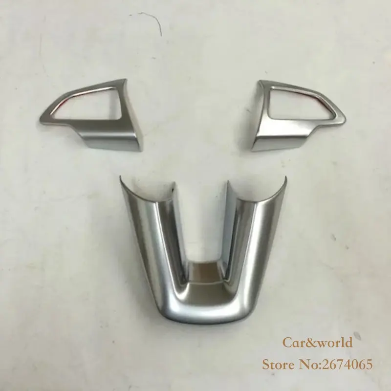 Накладка на руль для Ford Focus 3 отделка интерьера декоративная хромированная