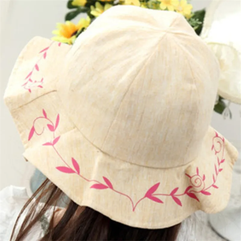 New Spring Baby Hat Girls Sun Hat Cute Swan Toddler Summer Baby Hats Kids Beach Bucket Cap Children Accessories