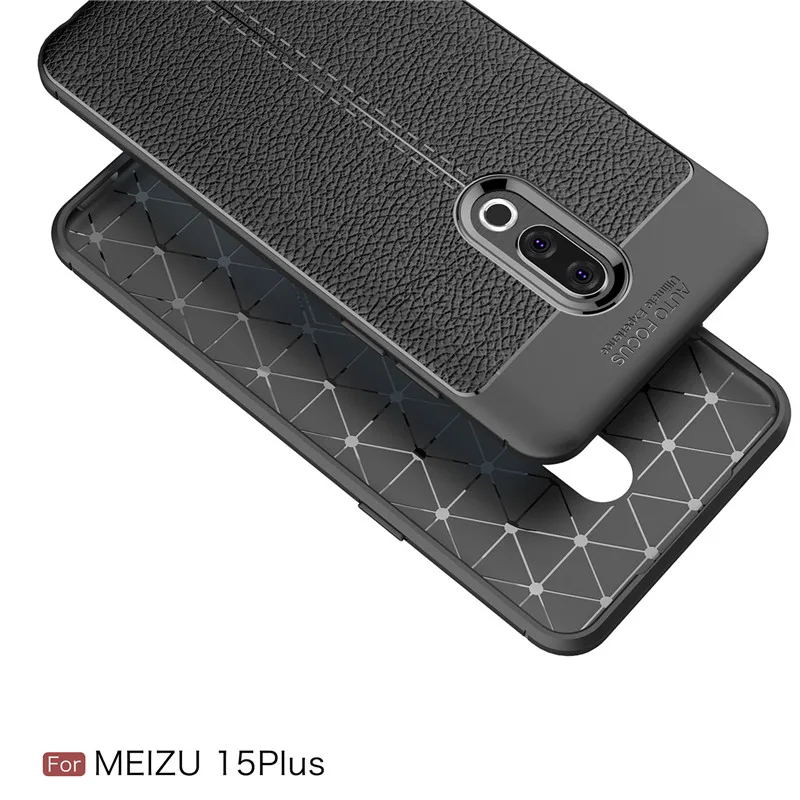 Чехол Fecoprior 15 Plus из ТПУ для Meizu задняя крышка тонкий мягкий защитный чехол