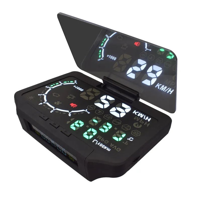 Автомобильный монитор OBD II с ЖК дисплеем высокой четкости давления в шинах TPMS HUD