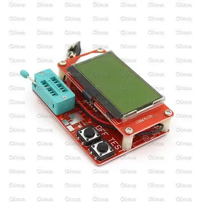 LCR-T5 ATmega328 цифровой прибор для проверки транзисторов 12864 ЖК-дисплей Ёмкость СОЭ