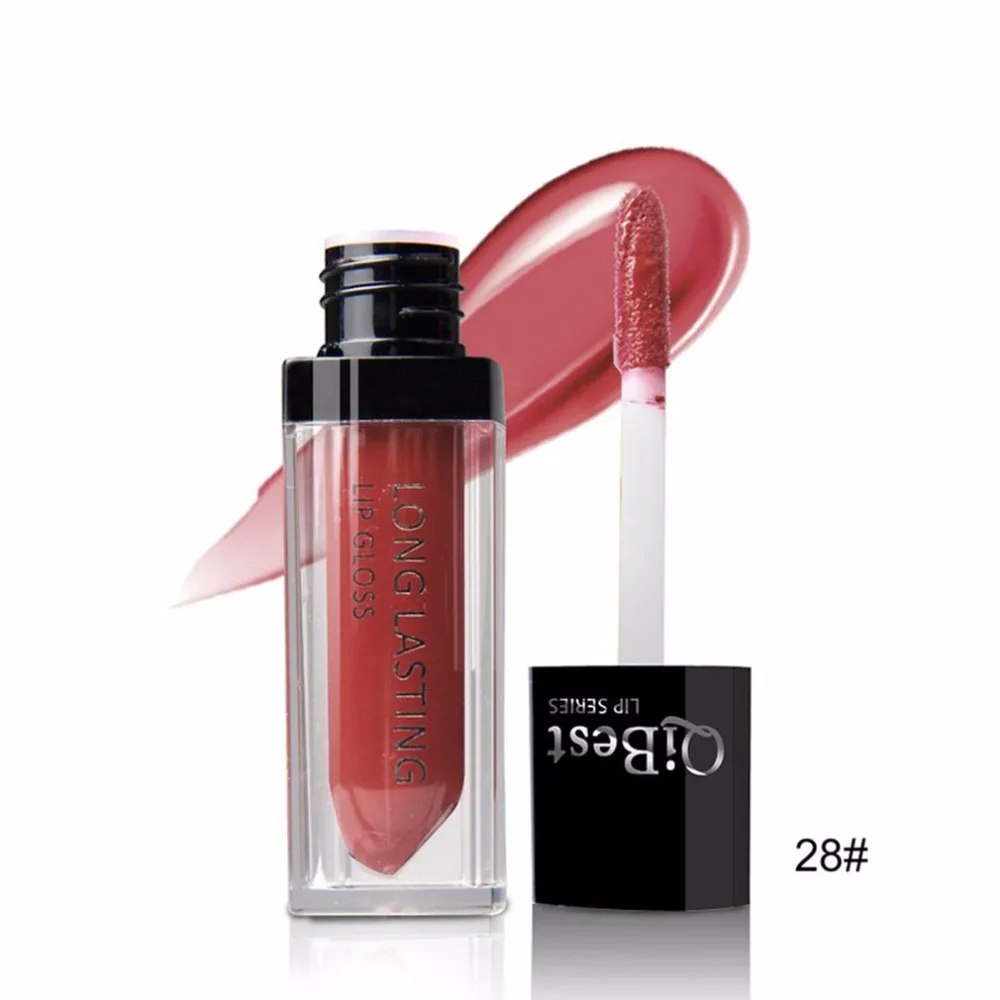Qibest стильная водостойкая жидкая матовая губная помада суперстойкие
