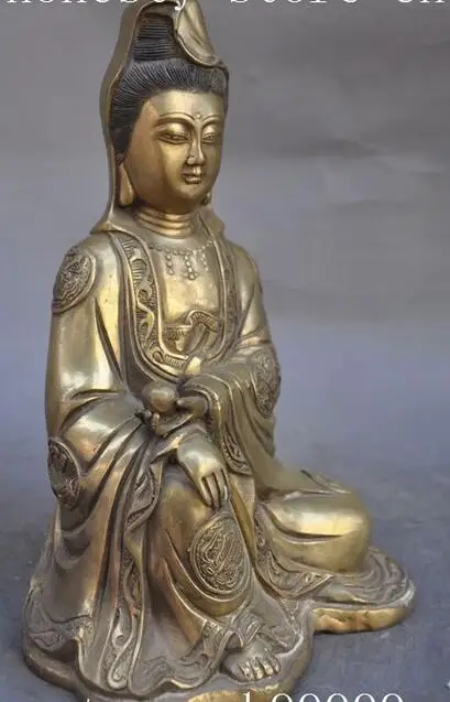 11 &quotкитай тибет буддизм храм латунь Кван Инь Гуаньинь Бодхисаттвы статуя