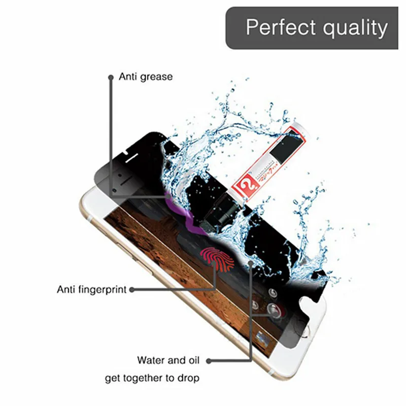 YNMIWEI 2PCS Anti Glare Film For Huawei Mate9 Tempered Glass Screen Guard Mate 9 MHA-AL00 Privacy Protector | Мобильные телефоны и