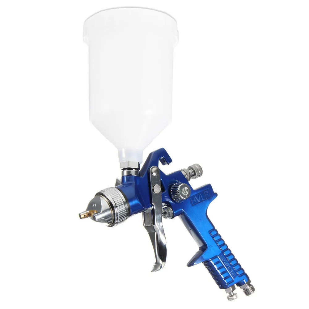 blue-1.4mm WAERTA H827 высококачественный HVLP Профессиональный пистолет-распылитель пневматические краскопульты 1,4/1,7 мм Насадка для инструмента для ремонта автомобиля краска ing K - Color: blue-1.4mm