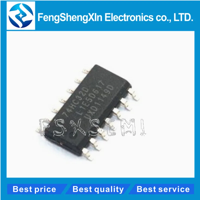 10 шт./лот 100% Новый оригинальный 74HC32D 74HC32 SOP 14 Quad 2 вход или ворота IC|Интегральные
