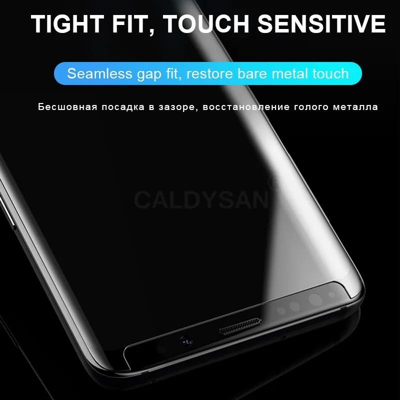 УФ защитная пленка для экрана Samsung Galaxy S8 S9 S10 Plus S10e закаленное стекло Note 8 9 защитное