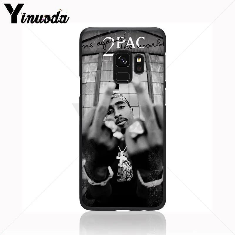Yinuoda 2Pac для телефона с изображением Тупака пользовательские фото мягкий чехол