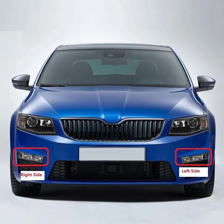 Для Skoda Octavia A7 Sedan/Combi для RS 2013 автомобильный Стайлинг передний DRL Дневной ходовой светильник противотуманная фара противотуманный светильник