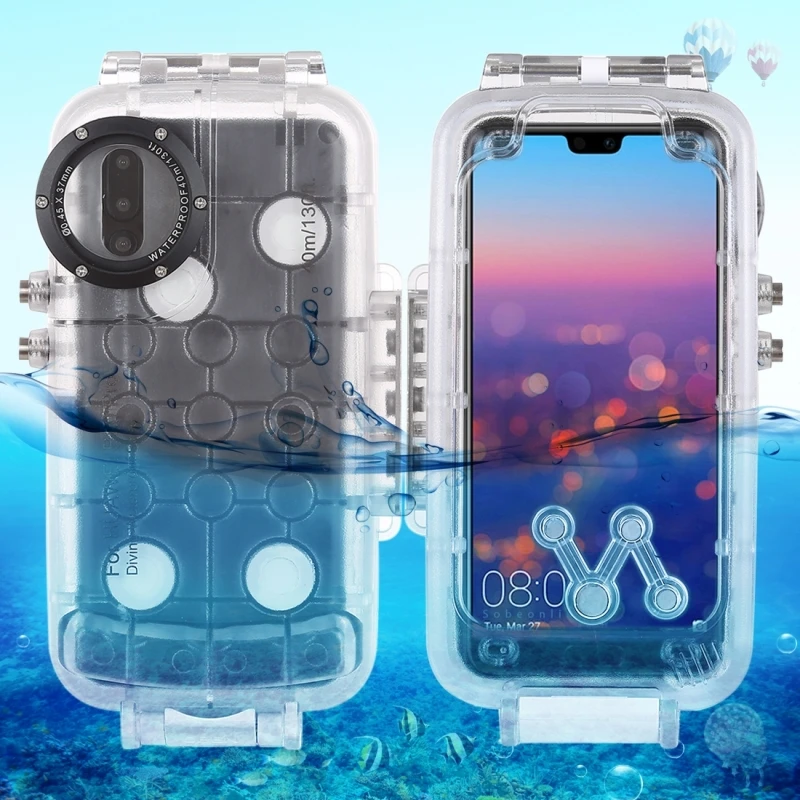 Профессиональный водонепроницаемый чехол для дайвинга Bitingly для huawei P20 Pro Чехол 40 м для съемки видео под водой чехол для huawei P20 Pro