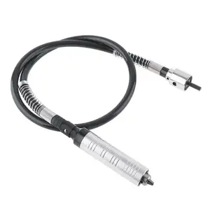 Серебряный электрический шлифовальный станок, специальный сверлильный патрон 0,3-4,0 мм с ручкой, гибкий вал и зажимной ключ для полировкисверления