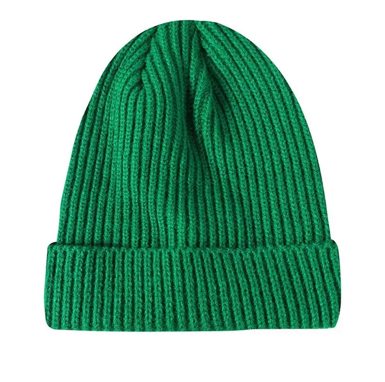 E color Winter Adult Men Knitted Beanie Casual Short Hat Mens Cap Cotton Beanies Skullies Retro Hip Hop Hat Fashion Warm Caps Women - Цвет: E color